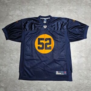 Clay Matthews Green Bay Packers Jersey Reebok NFL Equipment Blue Gold Size 50